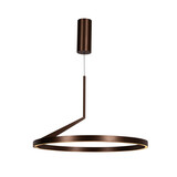 Lucide APPLAUSE - Hanglamp - Ø 60 cm - LED Dimb. - CCT - 1x32W 2700K/4000K - Handbewegingssensor - Koffie - Premium Lucide APPLAUSE - Hanglamp - Ø 60 cm - LED Dimb. - CCT - 1x32W 2700K/4000K - Handbewegingssensor - Koffie - Premium