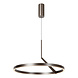 Lucide APPLAUSE - Hanglamp - Ø 60 cm - LED Dimb. - CCT - 1x32W 2700K/4000K - Handbewegingssensor - Grijs ijzer - Premium