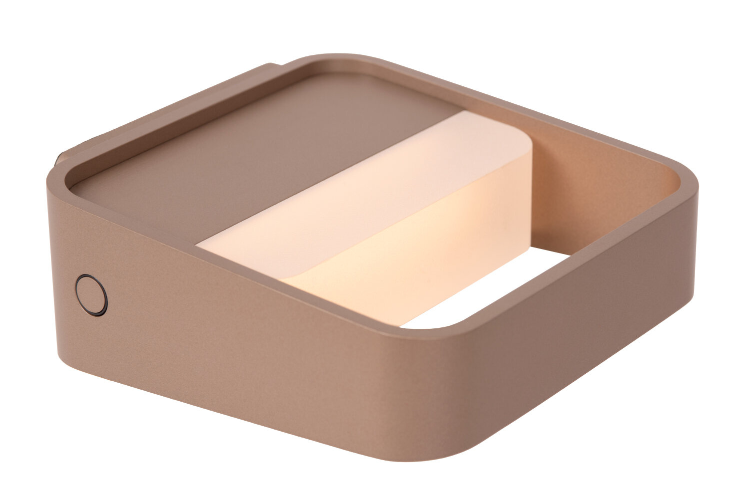 Lucide SILVI - Oplaadbare Wandlamp - Accu/Batterij - LED Dimb. - 1x3,7W 2700K - Koffie - Premium