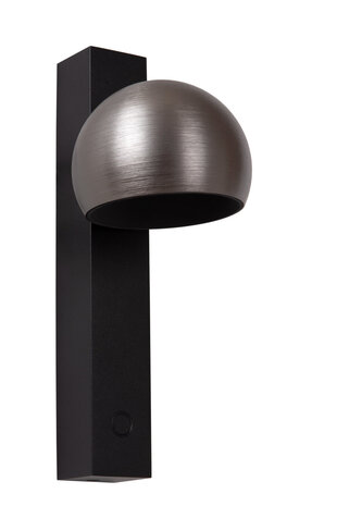 Lucide ESFERA - Wandlamp - LED Dimb. - 1x9W 2700K - Grijs ijzer - Premium Lucide ESFERA - Wandlamp - LED Dimb. - 1x9W 2700K - Grijs ijzer - Premium