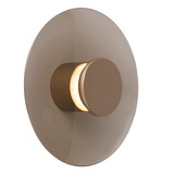 Lucide SANTIAGO - Wandlamp - Ø 23 cm - LED Dimb. - CCT - 1x10W 2700K/4000K - Amber - Premium Lucide SANTIAGO - Wandlamp - Ø 23 cm - LED Dimb. - CCT - 1x10W 2700K/4000K - Amber - Premium