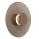 Lucide SANTIAGO - Wandlamp - Ø 23 cm - LED Dimb. - CCT - 1x10W 2700K/4000K - Amber - Premium Lucide SANTIAGO - Wandlamp - Ø 23 cm - LED Dimb. - CCT - 1x10W 2700K/4000K - Amber - Premium