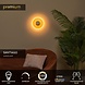 Lucide SANTIAGO - Wandlamp - Ø 23 cm - LED Dimb. - CCT - 1x10W 2700K/4000K - Amber - Premium Lucide SANTIAGO - Wandlamp - Ø 23 cm - LED Dimb. - CCT - 1x10W 2700K/4000K - Amber - Premium