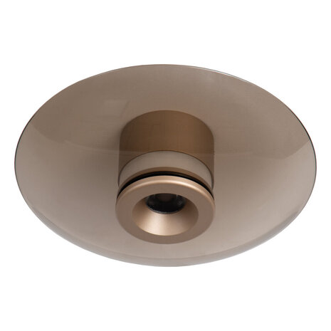 Lucide SANTIAGO - Plafonnière - Ø 23 cm - LED Dimb. - CCT - 1x10W 2700K/4000K - Amber - Premium Lucide SANTIAGO - Plafonnière - Ø 23 cm - LED Dimb. - CCT - 1x10W 2700K/4000K - Amber - Premium
