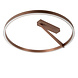 Lucide APPLAUSE - Plafonnière - Ø 60 cm - LED Dimb. - CCT - 1x40W 2200K/4000K - Koffie - Premium Lucide APPLAUSE - Plafonnière - Ø 60 cm - LED Dimb. - CCT - 1x40W 2200K/4000K - Koffie - Premium