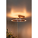Lucide APPLAUSE - Plafonnière - Ø 40 cm - LED Dimb. - CCT - 1x26W 2200K/4000K - Koffie - Premium