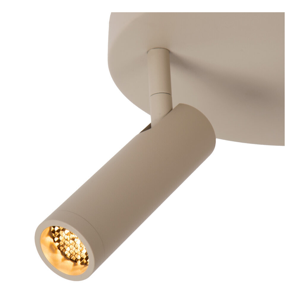 Lucide GRADO - Plafondspot - Ø 25 cm - 3xGU10 (MR11) - Taupe Lucide GRADO - Plafondspot - Ø 25 cm - 3xGU10 (MR11) - Taupe