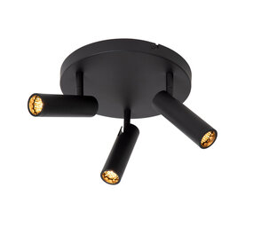 Lucide GRADO - Plafondspot - Ø 25 cm - 3xGU10 (MR11) - Zwart Lucide GRADO - Plafondspot - Ø 25 cm - 3xGU10 (MR11) - Zwart