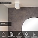 Lucide AVEN - Plafondspot Badkamer - 1xGU10 (MR16) - IP65 - Wit