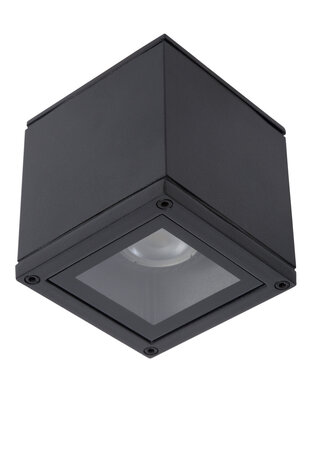 Lucide AVEN - Plafondspot Badkamer - 1xGU10 (MR16) - IP65 - Zwart Lucide AVEN - Plafondspot Badkamer - 1xGU10 (MR16) - IP65 - Zwart