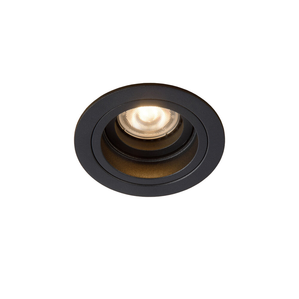 Lucide EMBED - Inbouwspot - Ø 9,1 cm - 1xGU10 (MR16) - Zwart
