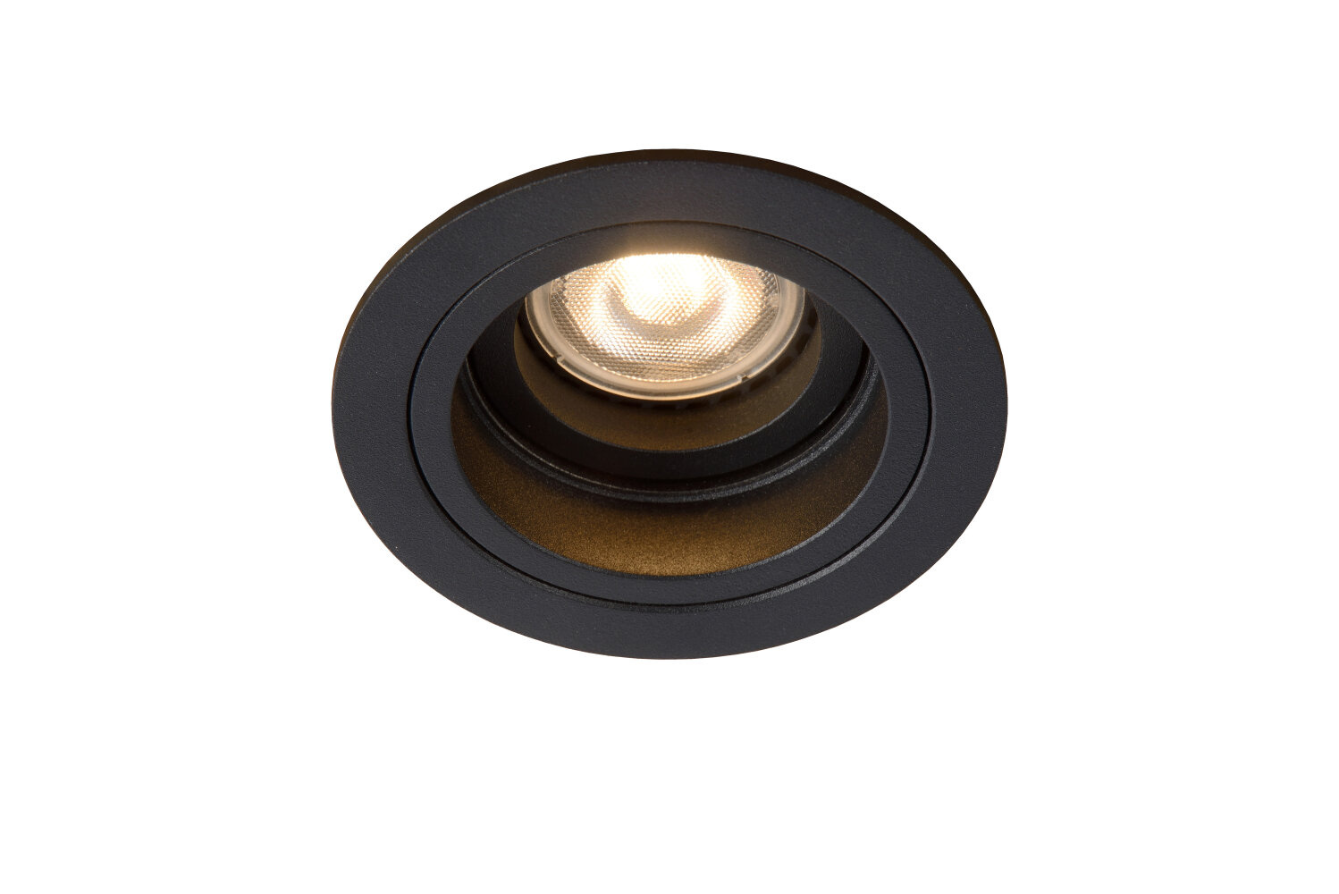 Lucide EMBED - Inbouwspot - Ø 9,1 cm - 1xGU10 (MR16) - Zwart