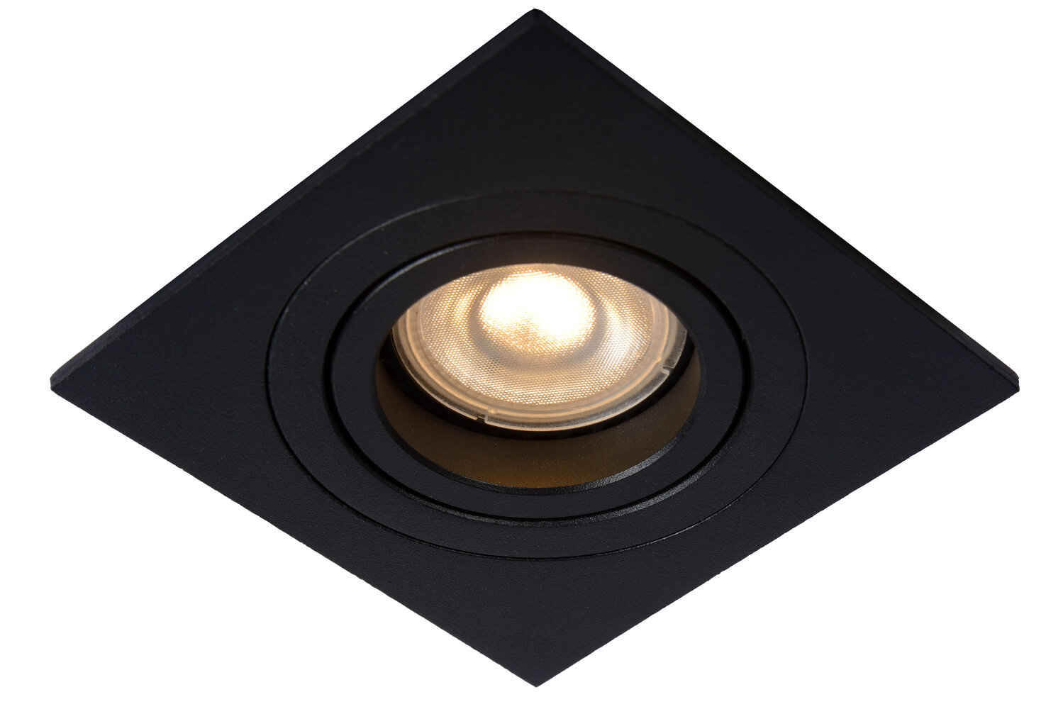 Lucide TUBE - Inbouwspot - 1xGU10 (MR16) - Zwart