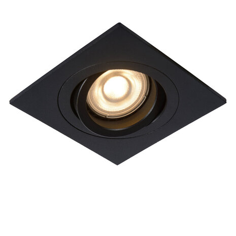 Lucide TUBE - Inbouwspot - 1xGU10 (MR16) - Zwart