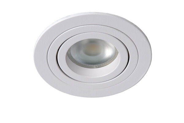 Lucide TUBE - Inbouwspot - Ø 9,2 cm - 1xGU10 (MR16) - Wit Lucide TUBE - Inbouwspot - Ø 9,2 cm - 1xGU10 (MR16) - Wit
