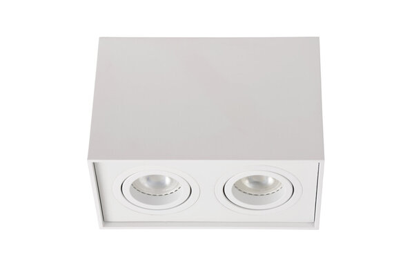 Lucide TUBE - Plafondspot - 2xGU10 (MR16) - Wit Lucide TUBE - Plafondspot - 2xGU10 (MR16) - Wit