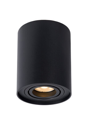 Lucide TUBE - Plafondspot - Ø 9,6 cm - 1xGU10 (MR16) - Zwart Lucide TUBE - Plafondspot - Ø 9,6 cm - 1xGU10 (MR16) - Zwart