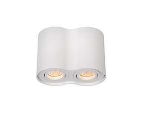 Lucide TUBE - Plafondspot - 2xGU10 (MR16) - Wit