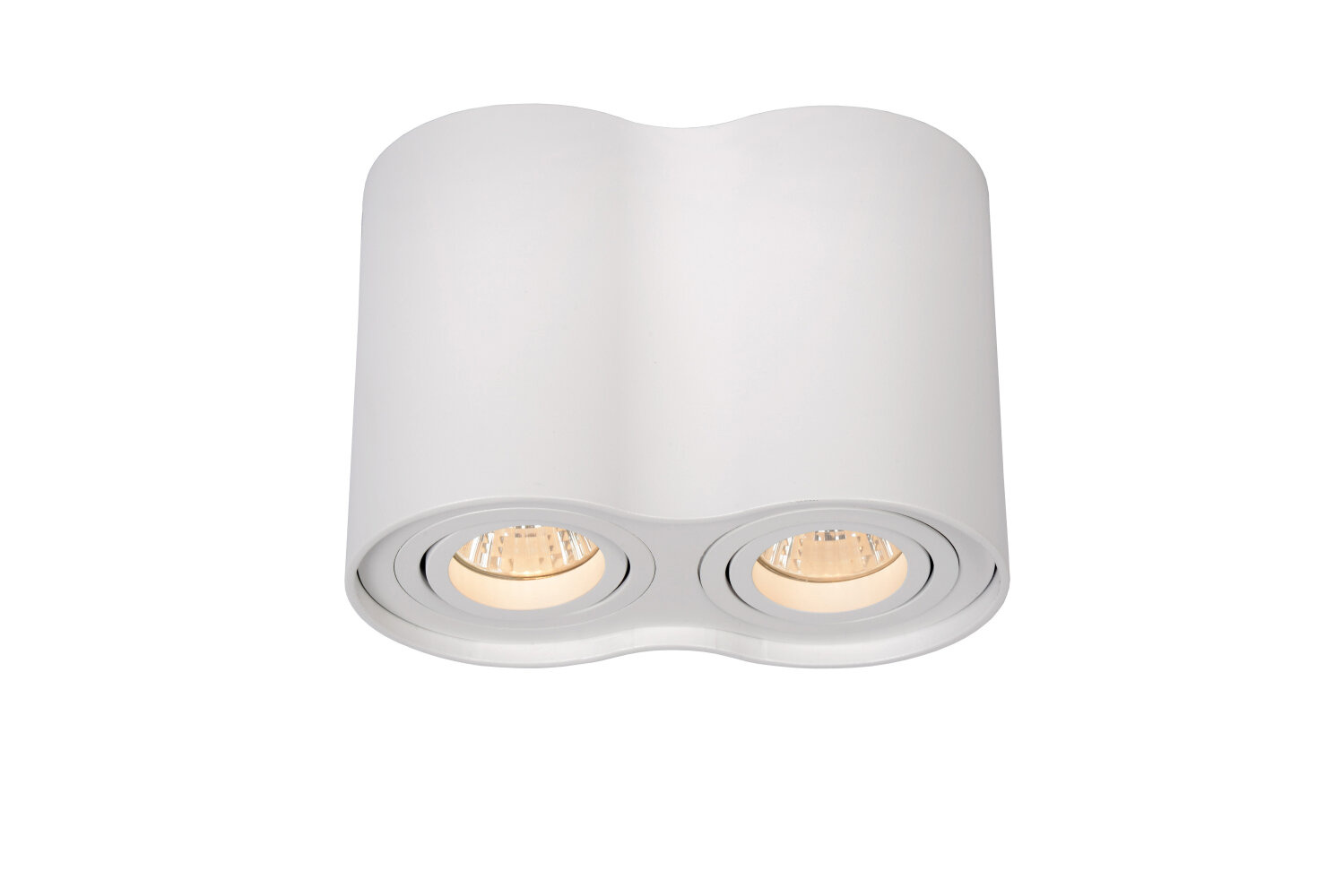 Lucide TUBE - Plafondspot - 2xGU10 (MR16) - Wit