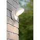Lucide FINN - Wandlamp Binnen/Buiten - LED - 1x12W 3000K - IP54 - Dag/nacht sensor - Wit