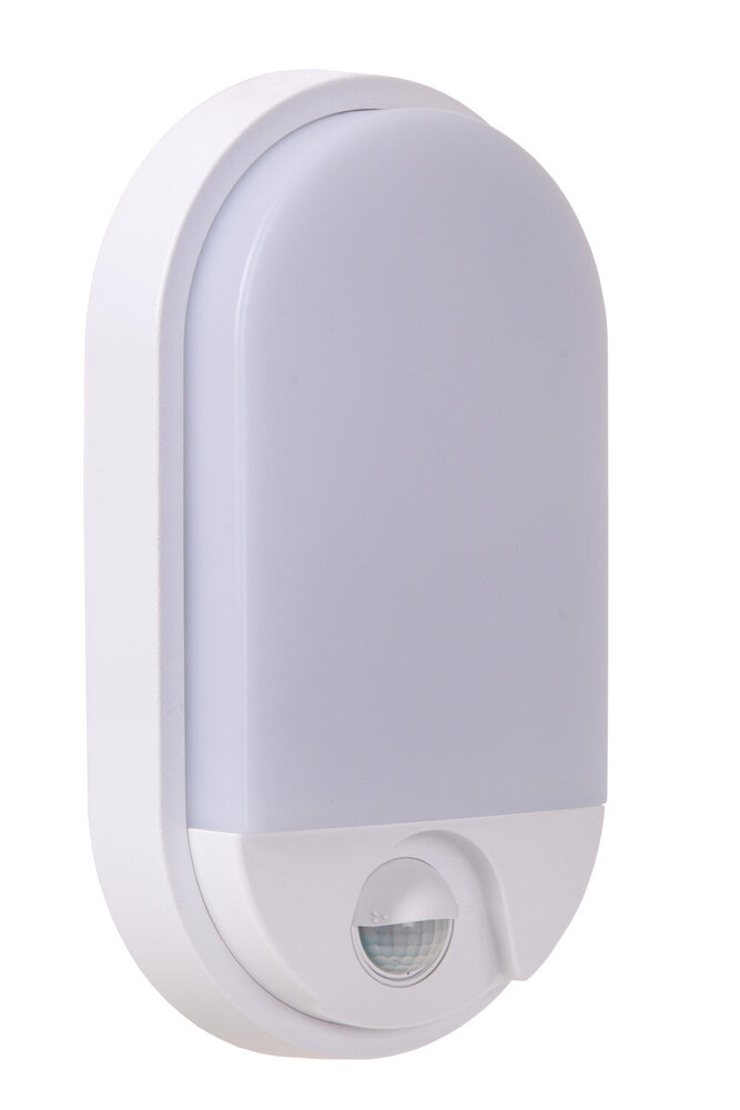 Lucide HUPS IR - Wandlamp Binnen/Buiten - LED - 1x10W 3000K - IP54 - Beweging & dag/nacht sensor - Wit Lucide HUPS IR - Wandlamp Binnen/Buiten - LED - 1x10W 3000K - IP54 - Beweging & dag/nacht sensor - Wit