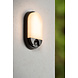 Lucide HUPS IR - Wandlamp Binnen/Buiten - LED - 1x10W 3000K - IP54 - Beweging & dag/nacht sensor - Zwart Lucide HUPS IR - Wandlamp Binnen/Buiten - LED - 1x10W 3000K - IP54 - Beweging & dag/nacht sensor - Zwart