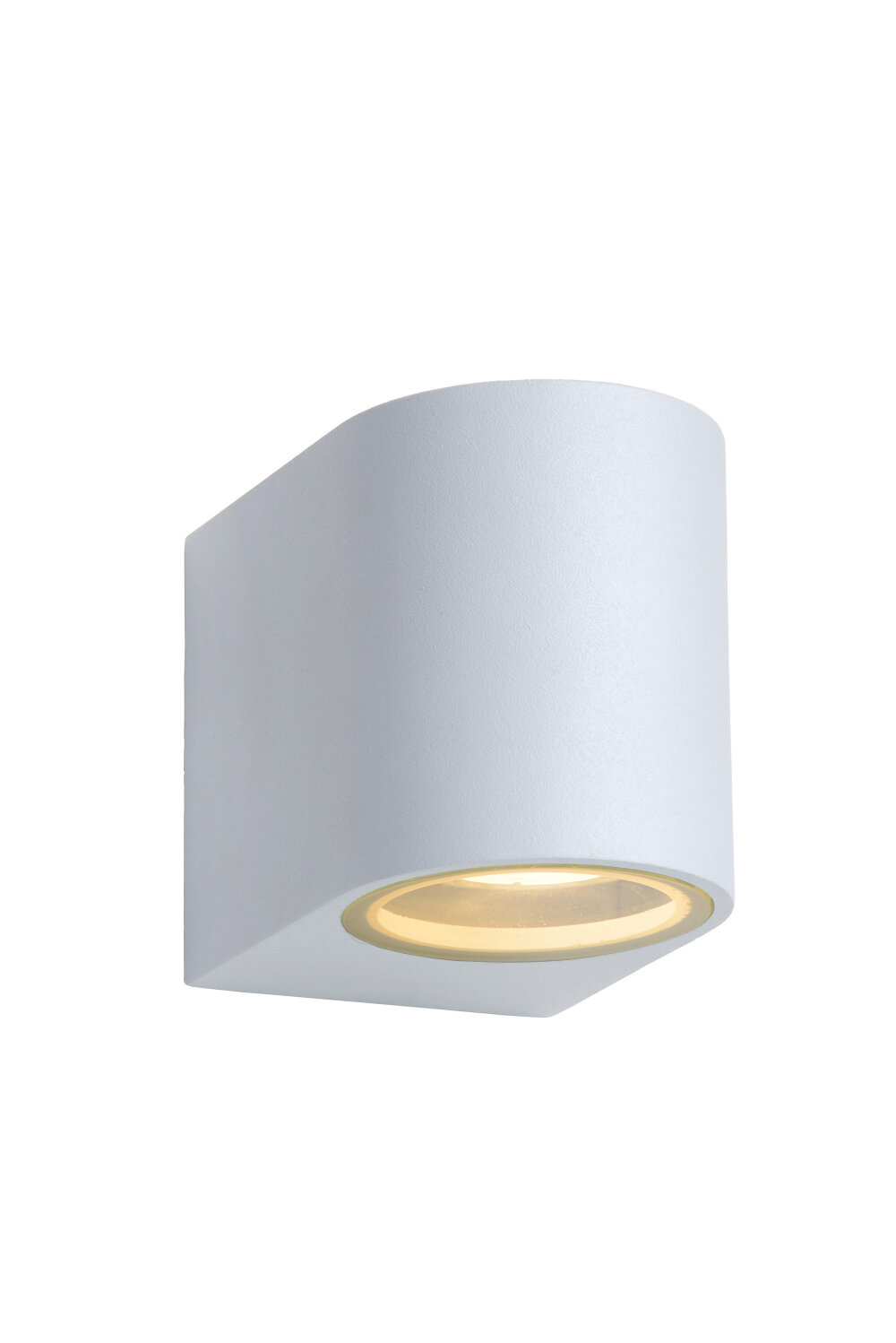 Lucide ZORA-LED - Wandspot / Wandlamp Binnen/Buiten - LED Dimb. - GU10 (MR16) - 1x5W 3000K - IP44 - Wit