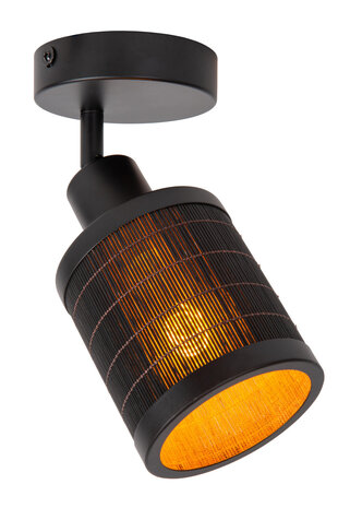 Lucide TAGALOG - Plafondspot - Ø 10 cm - 1xE27 - Zwart Lucide TAGALOG - Plafondspot - Ø 10 cm - 1xE27 - Zwart