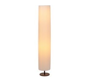 Lucide FOLD - Vloerlamp - Ø 20 cm - 2xE27 - Wit