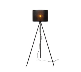 Lucide TAGALOG - Vloerlamp - Ø 55 cm - 1xE27 - Zwart