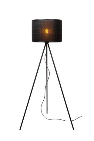 Lucide TAGALOG - Vloerlamp - Ø 55 cm - 1xE27 - Zwart Lucide TAGALOG - Vloerlamp - Ø 55 cm - 1xE27 - Zwart