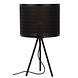 Lucide TAGALOG - Tafellamp - Ø 26 cm - 1xE27 - Zwart
