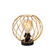 Lucide DANZA - Tafellamp - Ø 25 cm - 1xE27 - Mat Goud / Messing Lucide DANZA - Tafellamp - Ø 25 cm - 1xE27 - Mat Goud / Messing