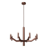 Lucide WELLINGTON - Hanglamp - Ø 60 cm - LED Dimb. - G9 - 2700K - Koffie - Vibes Lucide WELLINGTON - Hanglamp - Ø 60 cm - LED Dimb. - G9 - 2700K - Koffie - Vibes