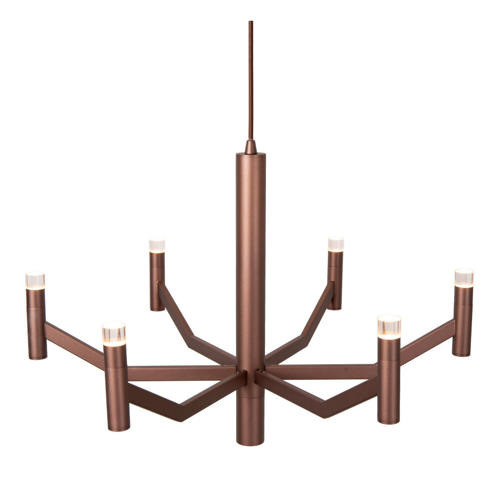 Lucide WELLINGTON - Hanglamp - Ø 60 cm - LED Dimb. - G9 - 2700K - Koffie - Vibes Lucide WELLINGTON - Hanglamp - Ø 60 cm - LED Dimb. - G9 - 2700K - Koffie - Vibes