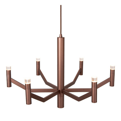 Lucide WELLINGTON - Hanglamp - Ø 60 cm - LED Dimb. - G9 - 2700K - Koffie - Vibes Lucide WELLINGTON - Hanglamp - Ø 60 cm - LED Dimb. - G9 - 2700K - Koffie - Vibes