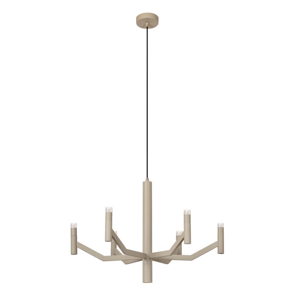 Lucide WELLINGTON - Hanglamp - Ø 60 cm - LED Dimb. - G9 - 2700K - Taupe - Vibes Lucide WELLINGTON - Hanglamp - Ø 60 cm - LED Dimb. - G9 - 2700K - Taupe - Vibes