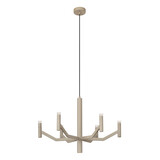 Lucide WELLINGTON - Hanglamp - Ø 60 cm - LED Dimb. - G9 - 2700K - Taupe - Vibes Lucide WELLINGTON - Hanglamp - Ø 60 cm - LED Dimb. - G9 - 2700K - Taupe - Vibes
