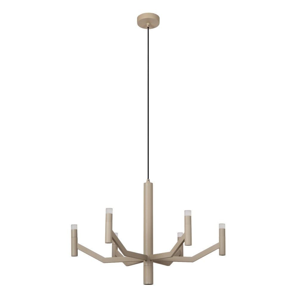 Lucide WELLINGTON - Hanglamp - Ø 60 cm - LED Dimb. - G9 - 2700K - Taupe - Vibes Lucide WELLINGTON - Hanglamp - Ø 60 cm - LED Dimb. - G9 - 2700K - Taupe - Vibes