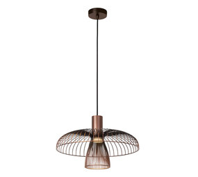 Lucide NIGELLA - Hanglamp - Ø 40,5 cm - 1xGU10 (MR16) - Koffie - Essential Lucide NIGELLA - Hanglamp - Ø 40,5 cm - 1xGU10 (MR16) - Koffie - Essential