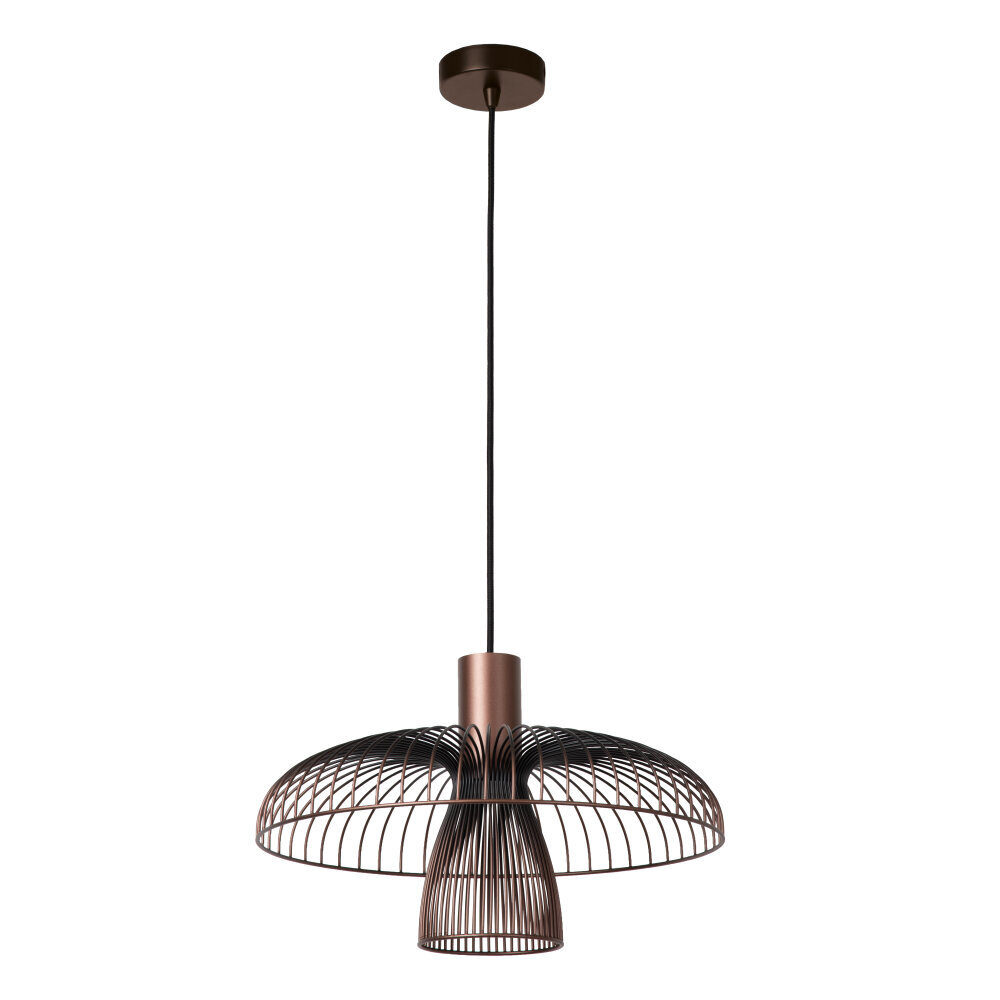 Lucide NIGELLA - Hanglamp - Ø 40,5 cm - 1xGU10 (MR16) - Koffie - Essential Lucide NIGELLA - Hanglamp - Ø 40,5 cm - 1xGU10 (MR16) - Koffie - Essential