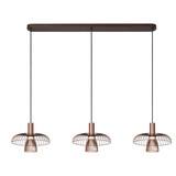 Lucide NIGELLA - Hanglamp - 3xGU10 (MR16) - Koffie - Essential