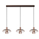 Lucide NIGELLA - Hanglamp - 3xGU10 (MR16) - Koffie - Essential Lucide NIGELLA - Hanglamp - 3xGU10 (MR16) - Koffie - Essential