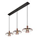 Lucide NIGELLA - Hanglamp - 3xGU10 (MR16) - Koffie - Essential Lucide NIGELLA - Hanglamp - 3xGU10 (MR16) - Koffie - Essential