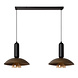 Lucide GRANTHAM - Hanglamp - 2xE27 - Koffie - Essential