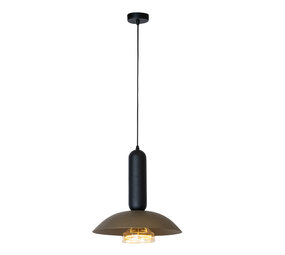 Lucide GRANTHAM - Hanglamp - Ø 40 cm - 1xE27 - Koffie - Essential Lucide GRANTHAM - Hanglamp - Ø 40 cm - 1xE27 - Koffie - Essential