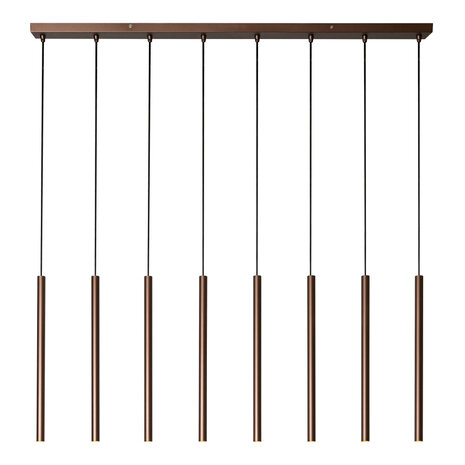 Lucide PHOENIX - Hanglamp - LED Dimb. - G9 - 8x3W 2700K - Koffie - Vibes Lucide PHOENIX - Hanglamp - LED Dimb. - G9 - 8x3W 2700K - Koffie - Vibes