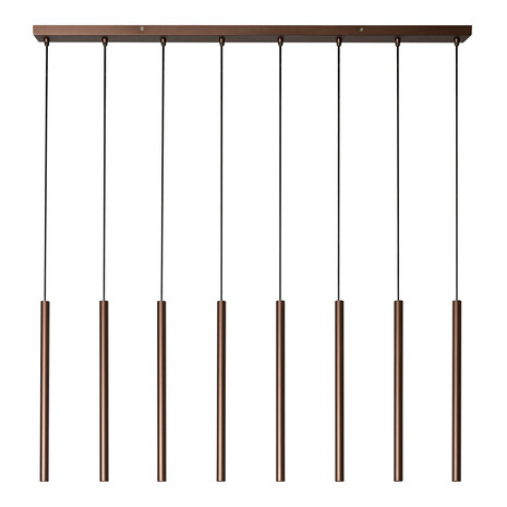 Lucide PHOENIX - Hanglamp - LED Dimb. - G9 - 8x3W 2700K - Koffie - Vibes Lucide PHOENIX - Hanglamp - LED Dimb. - G9 - 8x3W 2700K - Koffie - Vibes