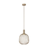 Lucide ESTEREL - Hanglamp - Ø 25 cm - 1xGU10 (MR11) - Taupe - Essential