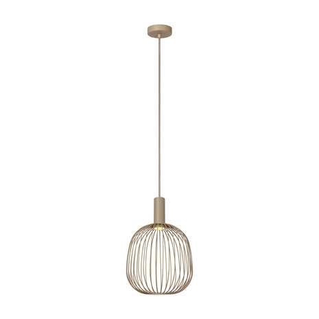 Lucide ESTEREL - Hanglamp - Ø 25 cm - 1xGU10 (MR11) - Taupe - Essential
